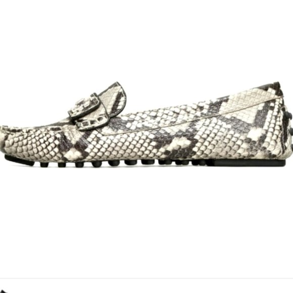 Tory Burch Woman's Shoes | Snake Print | Kendrick Driving Loafer | Size 8 - Picture 3 of 5
